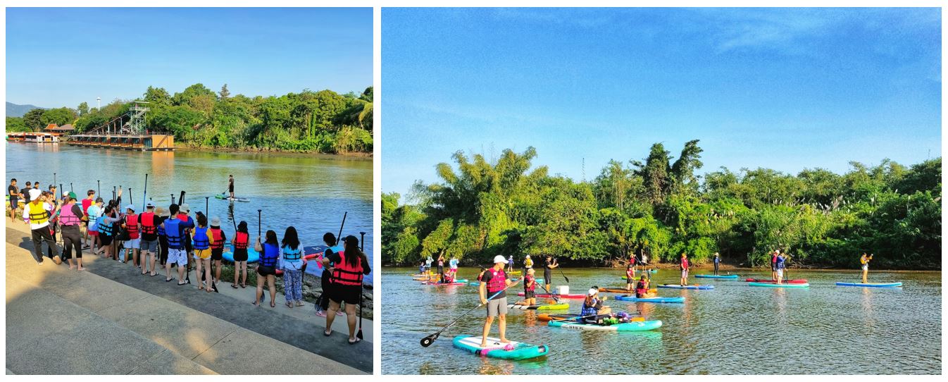 , พาย SUP กับ SEDS KANCHANABURI บนแม่น้ำแคว กาญจนบุรี มันเป็นยังไงหนออ&#8230;